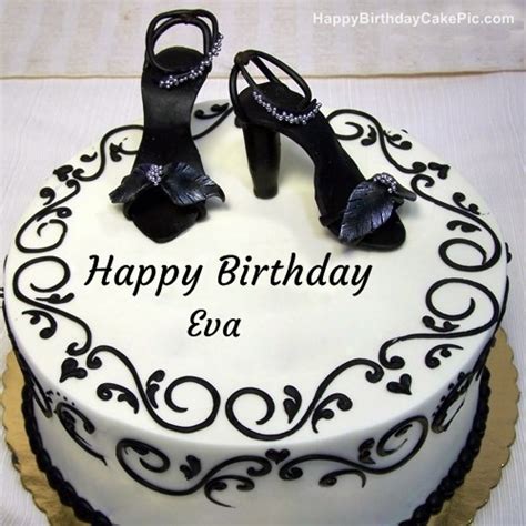 ️ Fashion Happy Birthday Cake For Eva