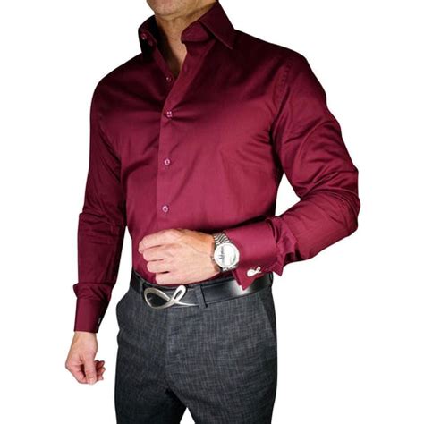 Burgundy Dress Shirt