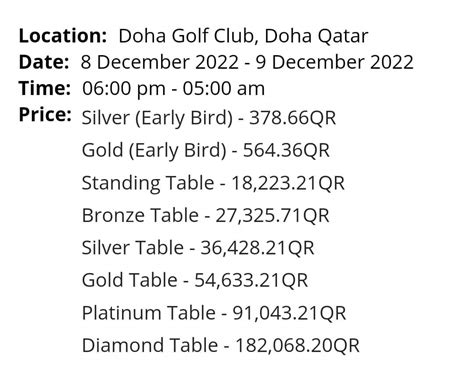 Tickets prices for upcoming Robbie Williams concert : r/qatar