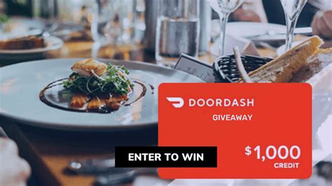 Enter for Your Chance to Win $1,000 to Spend on DoorDash Food Delivery