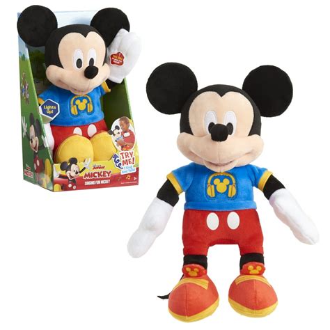 Disney Junior Mickey Mouse Singing Fun Mickey Mouse, 12-inch plush, Ages 3+ - Walmart.com ...