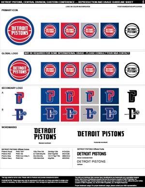 Detroit Pistons Colors | Sports Teams Colors | U.S. Team Colors