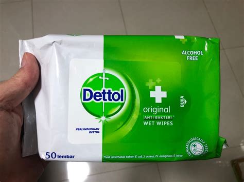 Dettol Antiseptic Wet Wipes 50sheet, Health & Beauty, Face & Skin Care on Carousell