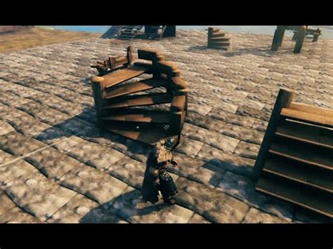 Valheim Lets Build - Stairs/Spiral Staircase - YouTube Spiral Stairs ...