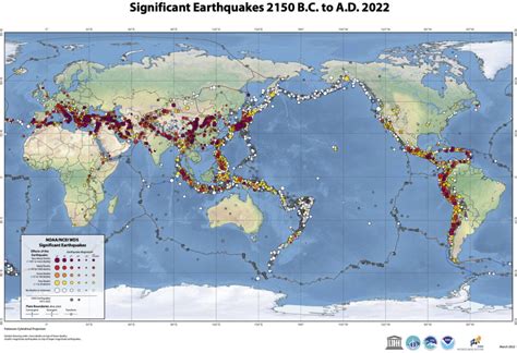 Updates to Maps of Historical Earthquakes, Tsunami and Volcanic ...