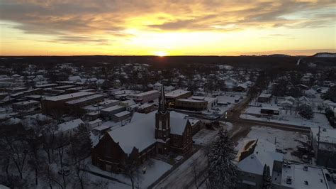 Hibbing Minnesota Winter Sunset - YouTube