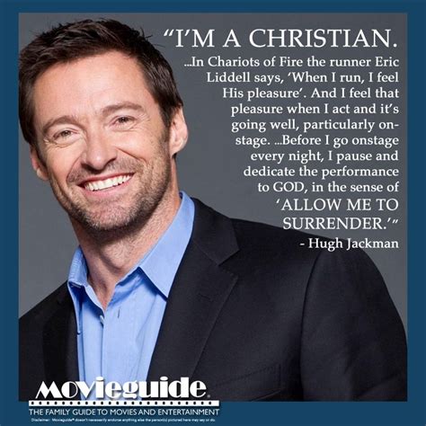 LOVE hearing from #HughJackman about his faith! #Wolverine #XMen #Pan #LesMis Christian Actors ...