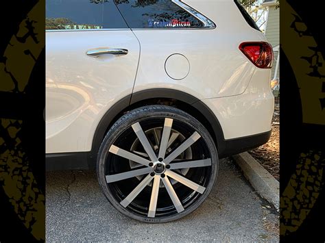 2020 Kia Sorento - 24x8.5 Elure Wheels 255/30ZR24 Advanta Tires