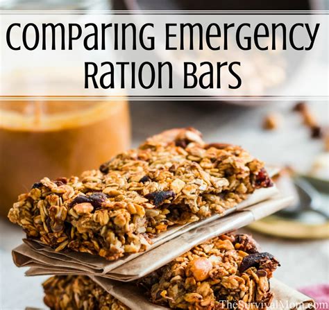 Comparing Emergency Ration Bars - Survival Mom