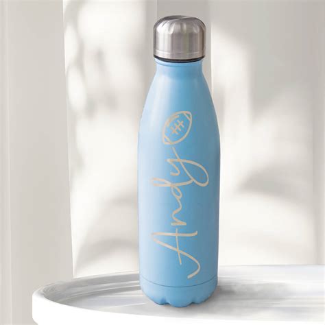 Insulated Sports Water Bottle With Engraving By Duncan Stewart