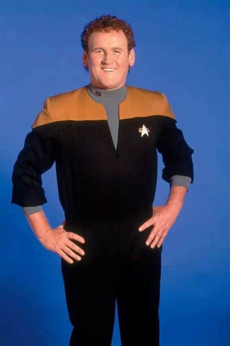 Actor Colm Meaney as Chief Miles O'Brien of Star Trek series The Next ...