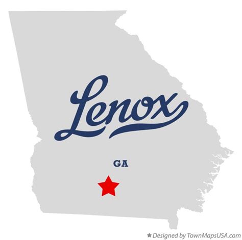 Map of Lenox, GA, Georgia