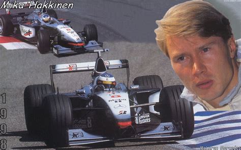 Mika Hakkinen 1998 F1 World Champion | Classic racing, Race cars, Pilot car