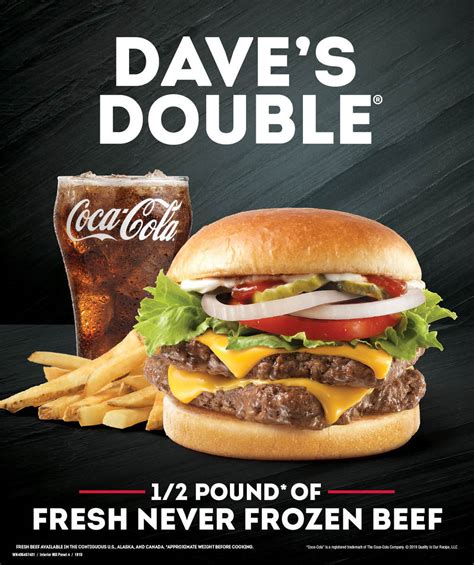 Wendy's Dave's Double | Jen Straus Food Stylist