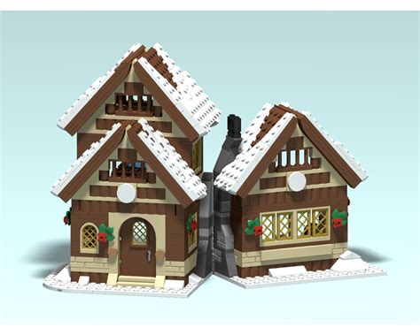 LEGO MOC Winter House by MX32 | Rebrickable - Build with LEGO