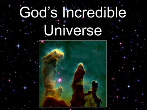 God's Incredible Universe - Look Up to the Stars!