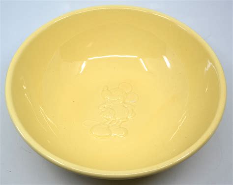 M. Mouse Dinnerware Yellow Bowl - ID: jundisneyana20309 | Van Eaton Galleries