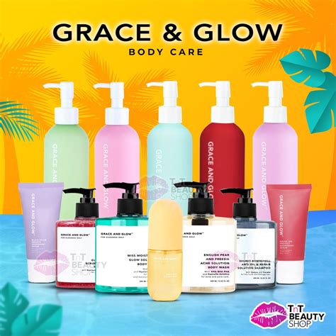 Jual Grace and Glow Body Serum - Body Wash - 300ml - Grace n Glow Black Opium Ultra Bright ...