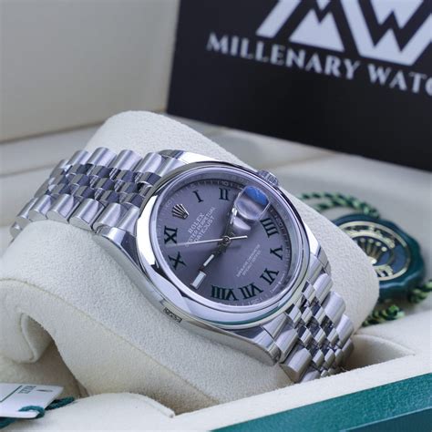 Rolex Datejust 36mm Wimbledon Dial Jubilee 126200 - Millenary Watches