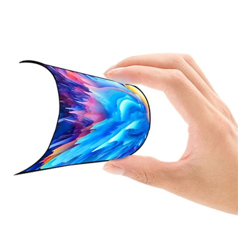 360 Degree Bendable 6 Inch Flexible Oled Display 2k Resolution Mipi-dsi ...