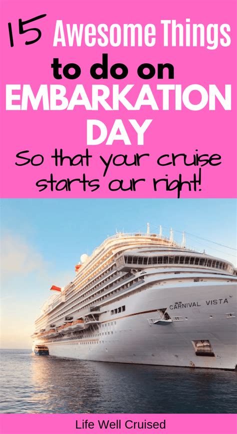 15 Cruise Embarkation Day Tips Straight from the Pros - Life Well Cruised in 2020 | Cruise tips ...