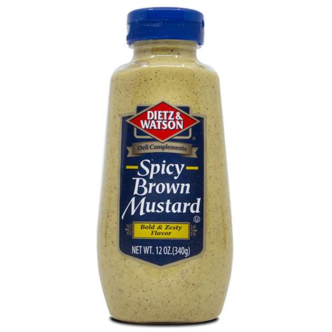 Dietz & Watson Spicy Brown Mustard | It's A Family Thing - Dietz & Watson