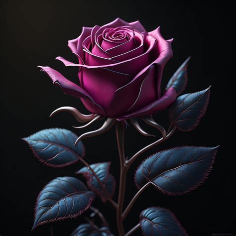 Premium AI Image | Beatiful 3d pink rose flower for background or wallpaper