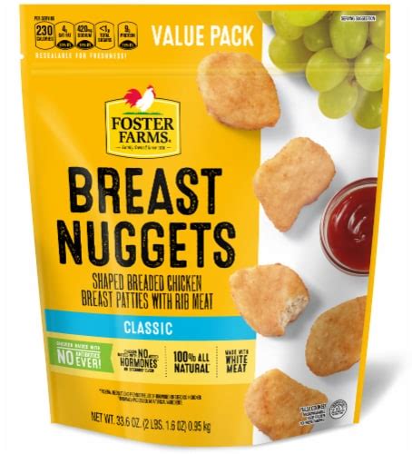 Foster Farms® Classic Frozen Chicken Breast Nuggets, 33.6 oz - Fred Meyer