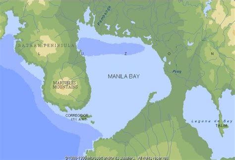 Map Of Manila Bay