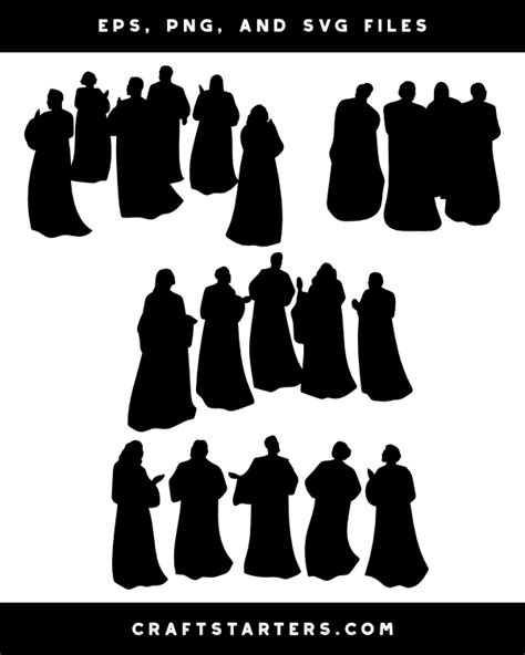 Gospel Choir Silhouette Clip Art