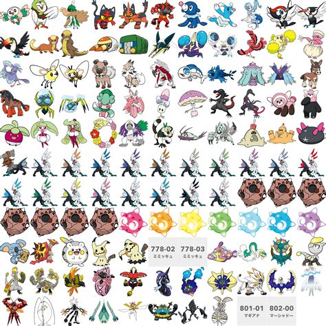 PGL art for all new Pokemon | Pokémon Sun and Moon | Know Your Meme