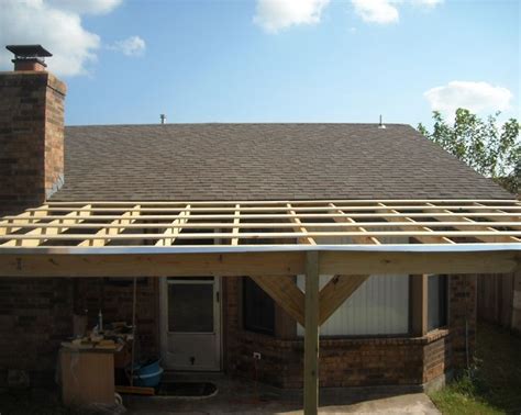 How to Build a Patio Cover With a Corrugated Metal Roof | Building a ...