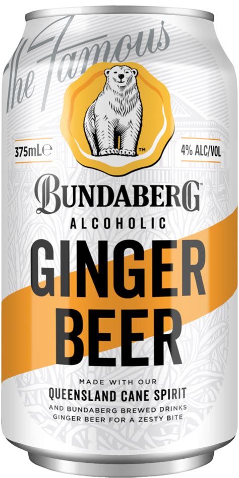 Bundaberg Alcoholic Ginger Beer Cans 24 x 375ml (Carton) - Bayfield's