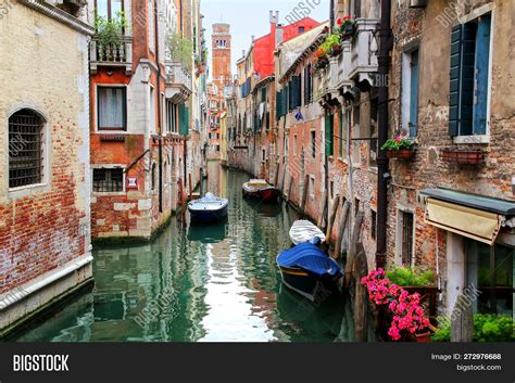 Houses Boats Along Image & Photo (Free Trial) | Bigstock