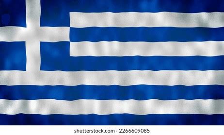 Greek Flag Waving Wind 4k Realistic Stock Photo 2266609085 | Shutterstock