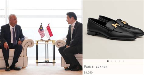 M’sian PM spotted wearing S$1,480 Hermes shoes during KL meeting with S ...