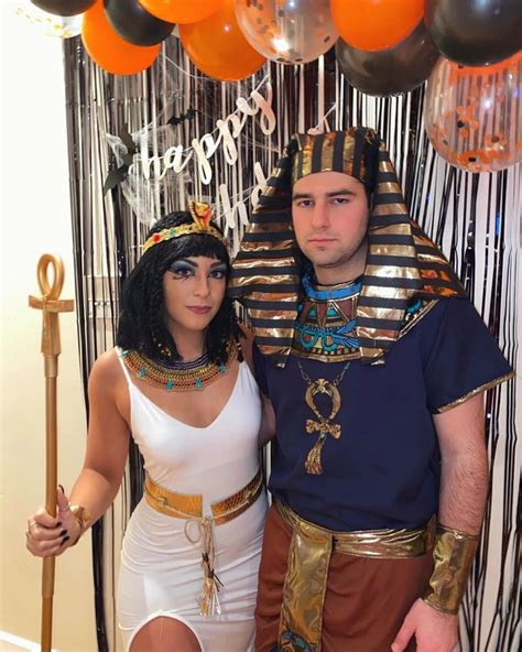 Cleopatra and King Tut - Couples Halloween costume | Couple halloween ...