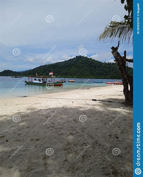 KELAGIAN ISLAND stock image. Image of lampung, beaches - 263222701