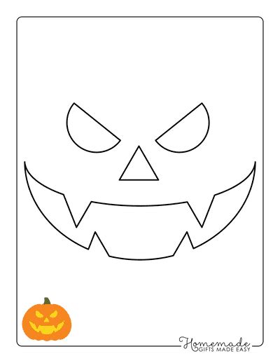 Pumpkin Faces Templates For Free