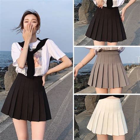 Korean Skirt Pleated Skirt JK Mini Skirt Women Skirt Korean Skirt High ...