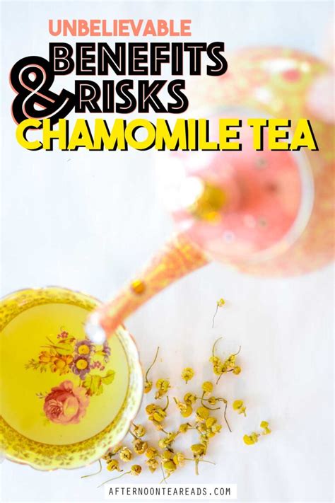 11 Unbelievable Benefits And Risks Of Chamomile Tea | Afternoon Tea Reads