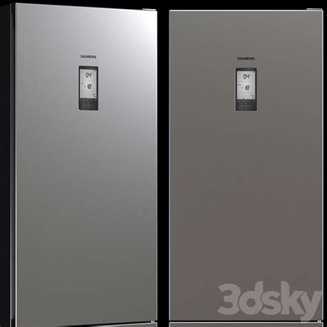 Set refrigerator Siemens - Kitchen appliance - 3D model