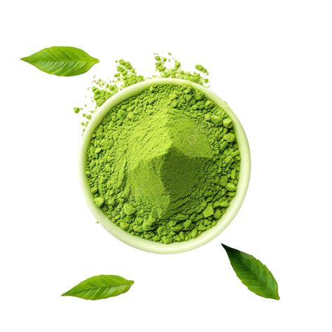 Green Matcha Leaf, Tea, Food, Herb PNG Transparent Image and Clipart for Free Download