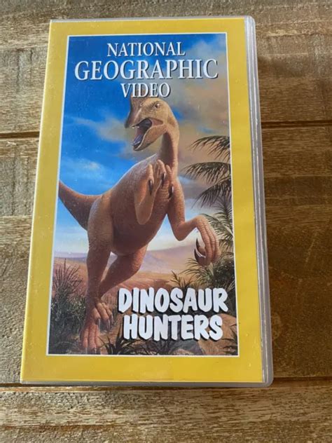 NATIONAL GEOGRAPHIC VIDEO Dinosaur Hunters VHS Video Documentary 60 ...