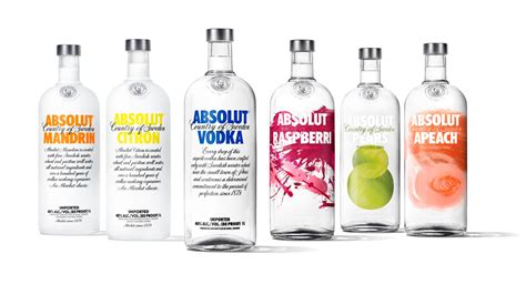 Absolut Flavored Vodka Redesigned – Packaging Of The World