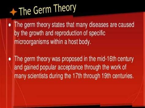 Germ theory of diseases and miasmatic theory.