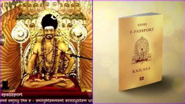 Swami Nithyananda Rolls Out E-Visa and Passport For Kailasa, His Own Hindu Island Nation; Here's ...