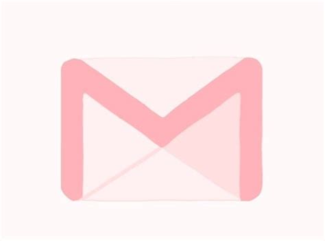 gmail pink icon | Pink app icon mail, Ios app icon design, Apple icon