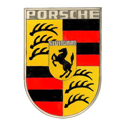 Porsche Logo 1952-1963 transparent PNG | FREE PNG Logos