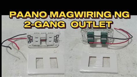 PAANO MAG-WIRING NG 2-GANG OUTLET - YouTube